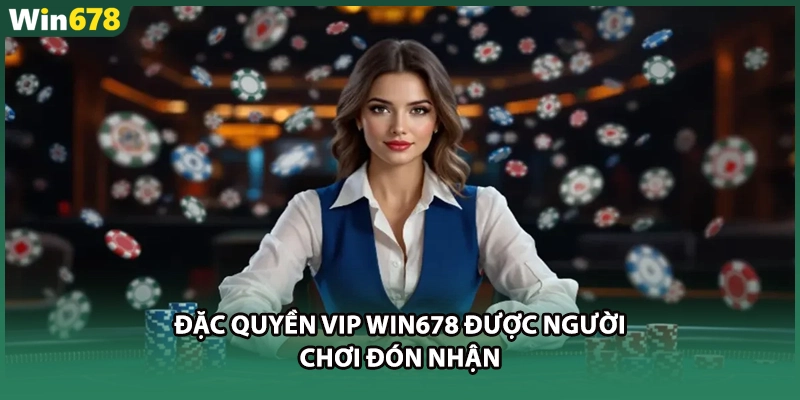 Đặc quyền VIP WIN678 được người chơi đón nhận