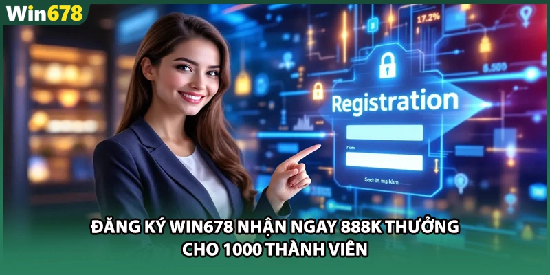 Đăng Ký WIN678 Nhận Ngay 888K Thưởng Cho 1000 Thành Viên