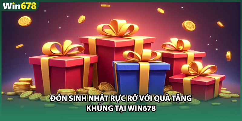 Đón sinh nhật rực rỡ với quà tặng khủng tại WIN678