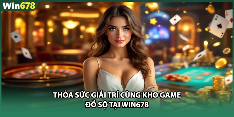 Thỏa sức giải trí cùng kho game đồ sộ tại WIN678