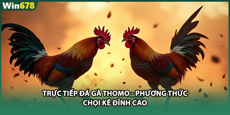 Trực Tiếp Đá Gà Thomo - Phương Thức Chọi Kê Đỉnh Cao